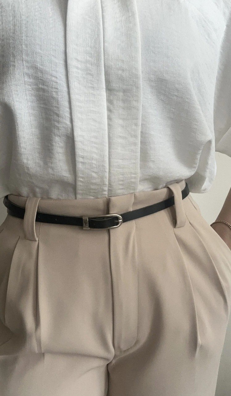 کمربند زنانه ساده باریک (1cm)