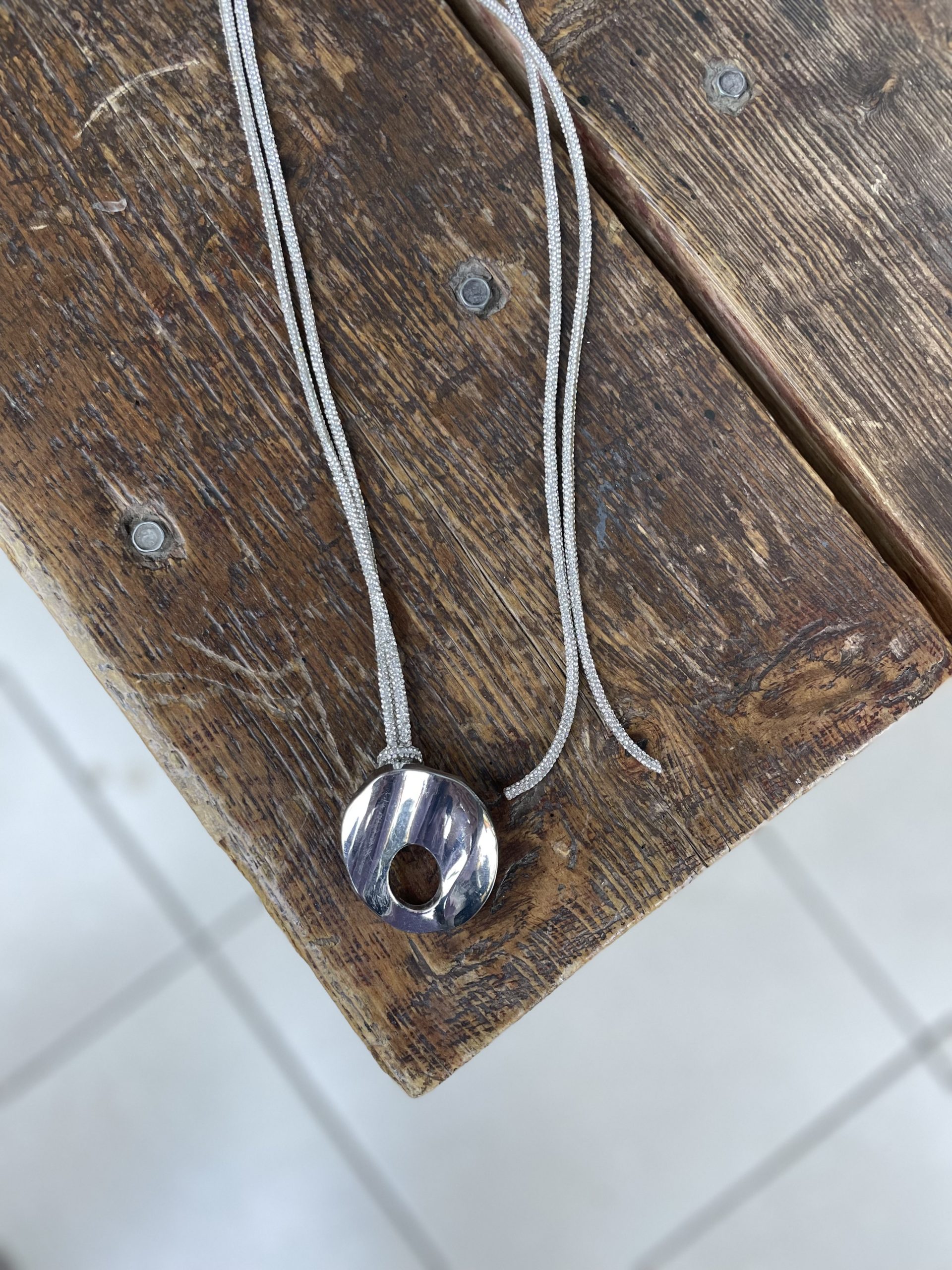 کمربند گره ای نگینی سگک دایره