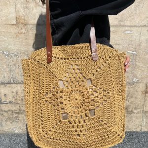کیف حصیری بزرگ