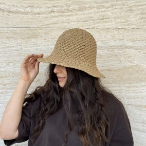 کلاه حصیری ساده